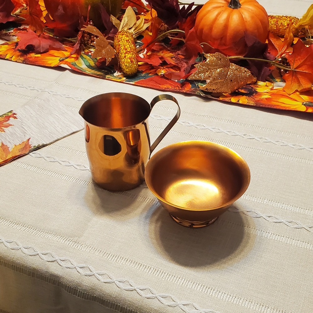 Copper Cream and Sugar